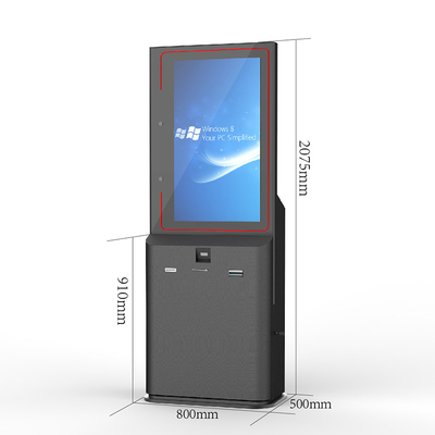 POS Payment Self Service Kiosk Machine For Railway Gas Station