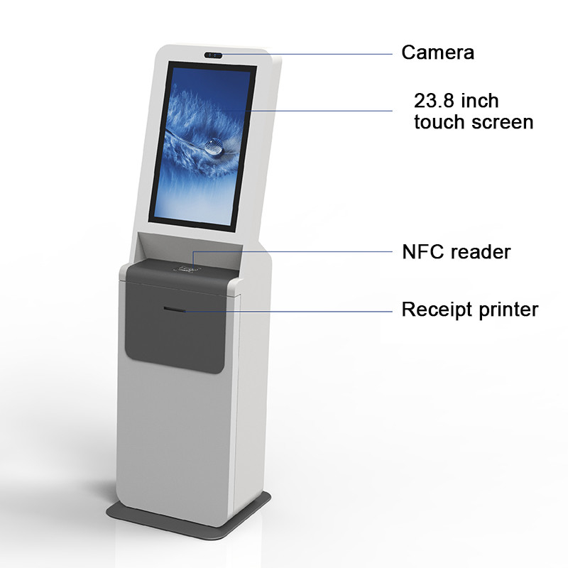 Self Payment Terminal RFID NFC Camera Printer QR Cash Dispenser Self-Service Kiosk
