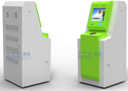 LCD Touch Information Self Checkout Kiosk With Coin Acceptor / Thermal Printer