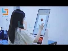 21آلة الطلب الذاتي بقوة 5 بوصات مع طابعة حرارية و قراصنة QR لقراءة بطاقة الائتمان