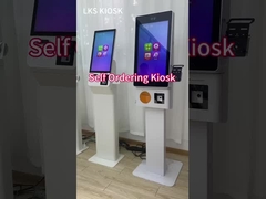 كيوسك الطلب الذاتي مع ماسح الباركود والطابعة الحرارية