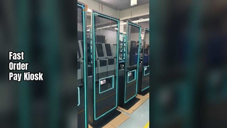 آلة الطلب والدفع في كشك الخدمة الذاتية للمطاعم