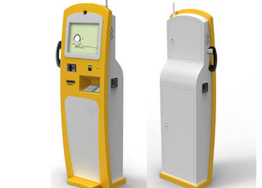 19'' Interactive Information Ticket Vending Machine , Coin Payment Kiosk