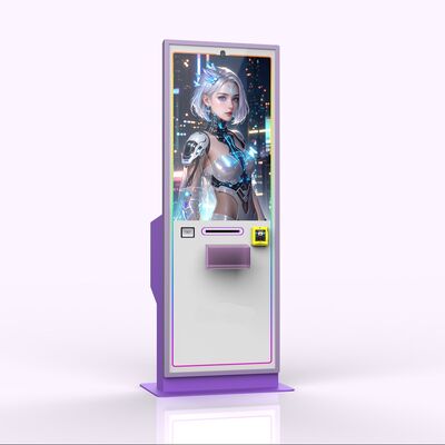 Photo Printing Kiosk with 32inch Screen Android Operating System and Voice Guidance Enhancing User Experience