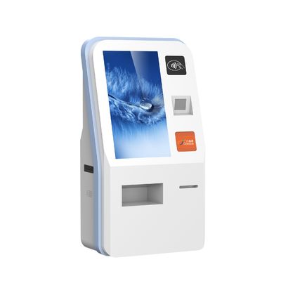 كشك الرعاية الصحية بالمستشفى مع طابعة تقارير مختبر قارئ البطاقة الطبية RFID