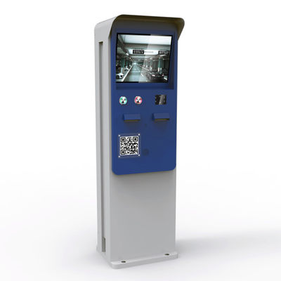في الهواء الطلق في الخط ETCP Petrol Parking Lot Payment Kiosk 17 Inch TFT LCD تعمل باللمس